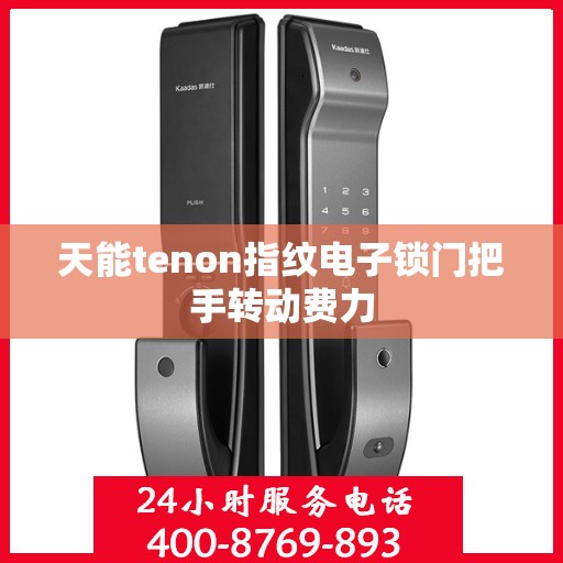 天能tenon指纹电子锁门把手转动费力