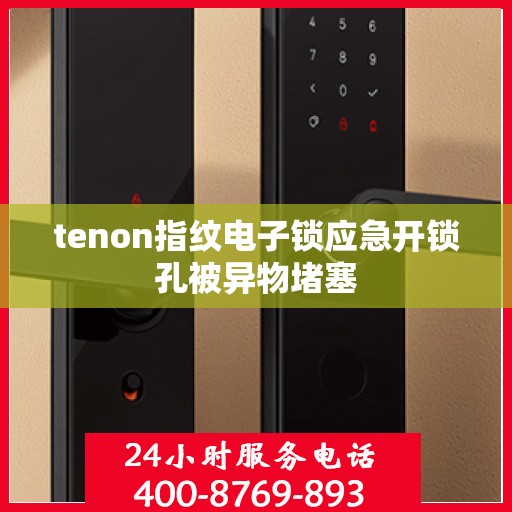 tenon指纹电子锁应急开锁孔被异物堵塞