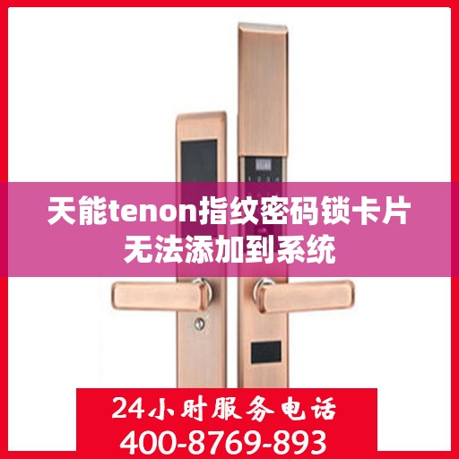 天能tenon指纹密码锁卡片无法添加到系统