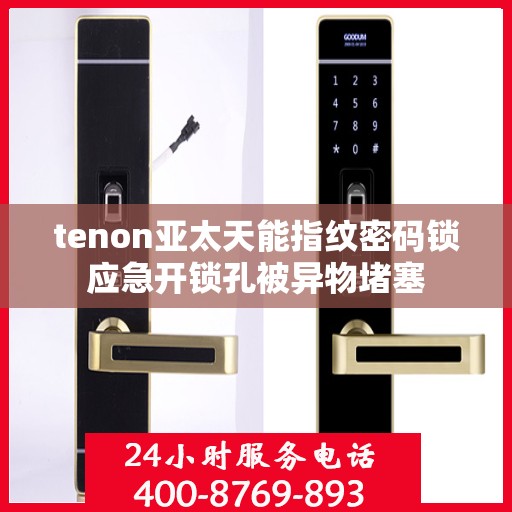 tenon亚太天能指纹密码锁应急开锁孔被异物堵塞