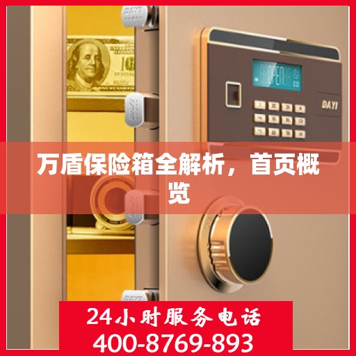 万盾保险箱全解析，首页概览